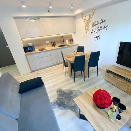 Szklarska - Zloty Jelen - Scisle Centrum - Sauna - Widok Na Gory アパート シクラルスカ・ポレンバ