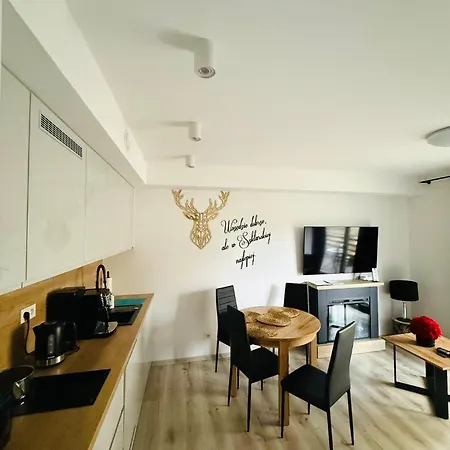 Apartman Zloty Jelen - Z Kominkiem - Scisle Centrum Miasta- Sauna - Widok Na Gory *